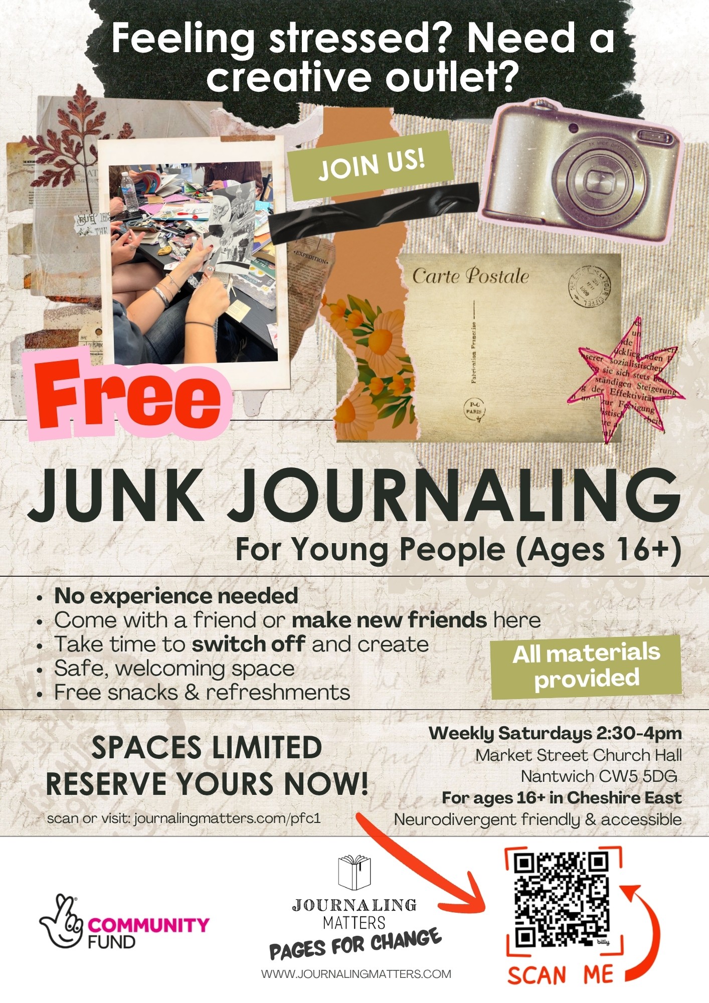 Junk Journaling Poster