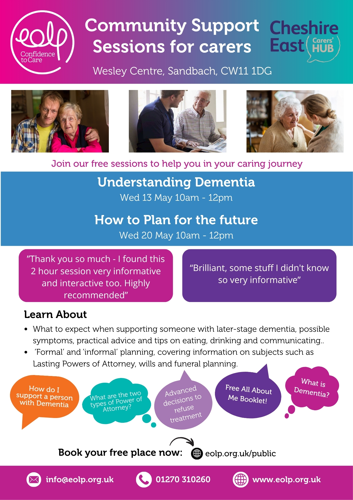 End of Life Partnership Poster