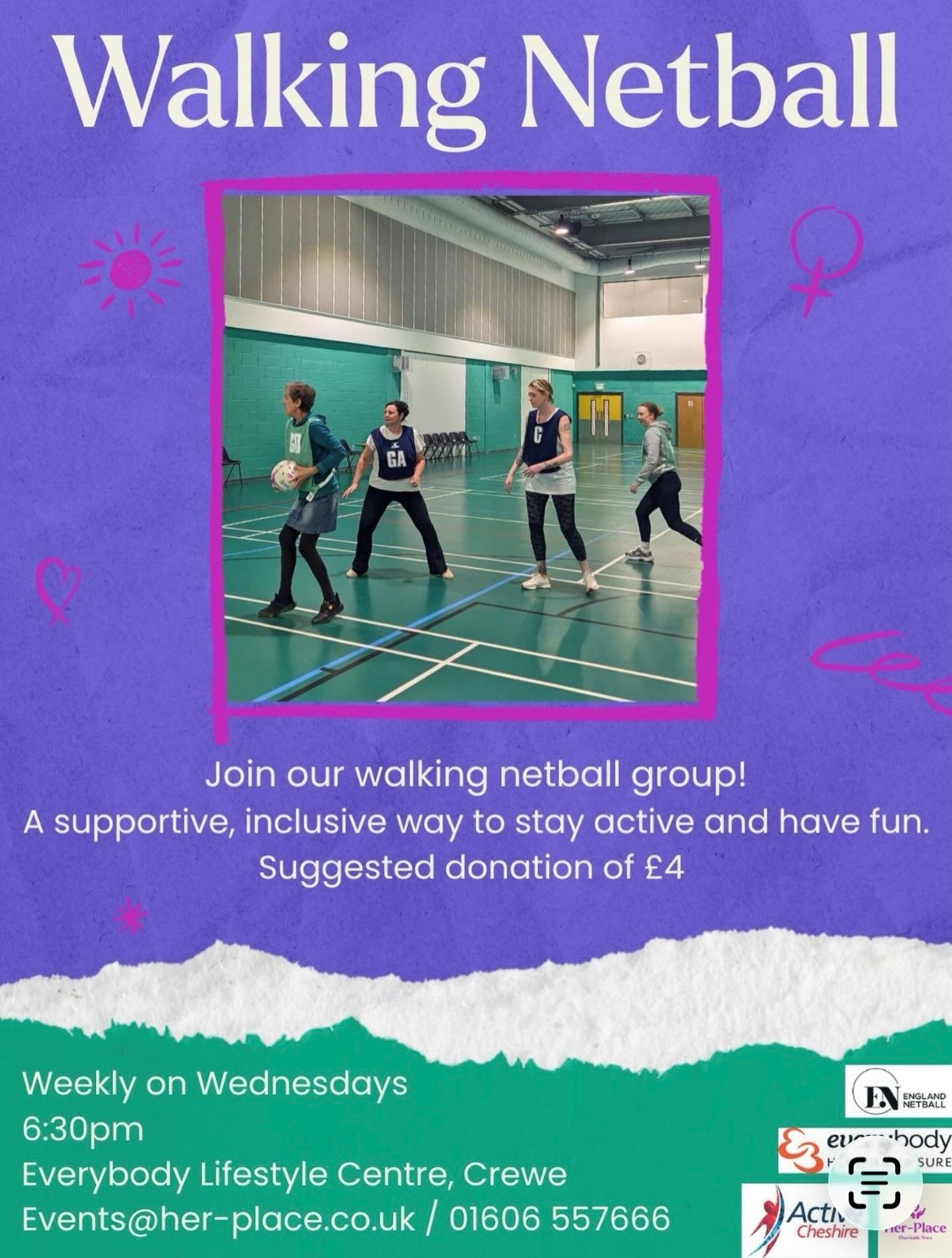 Walking Netball Poster