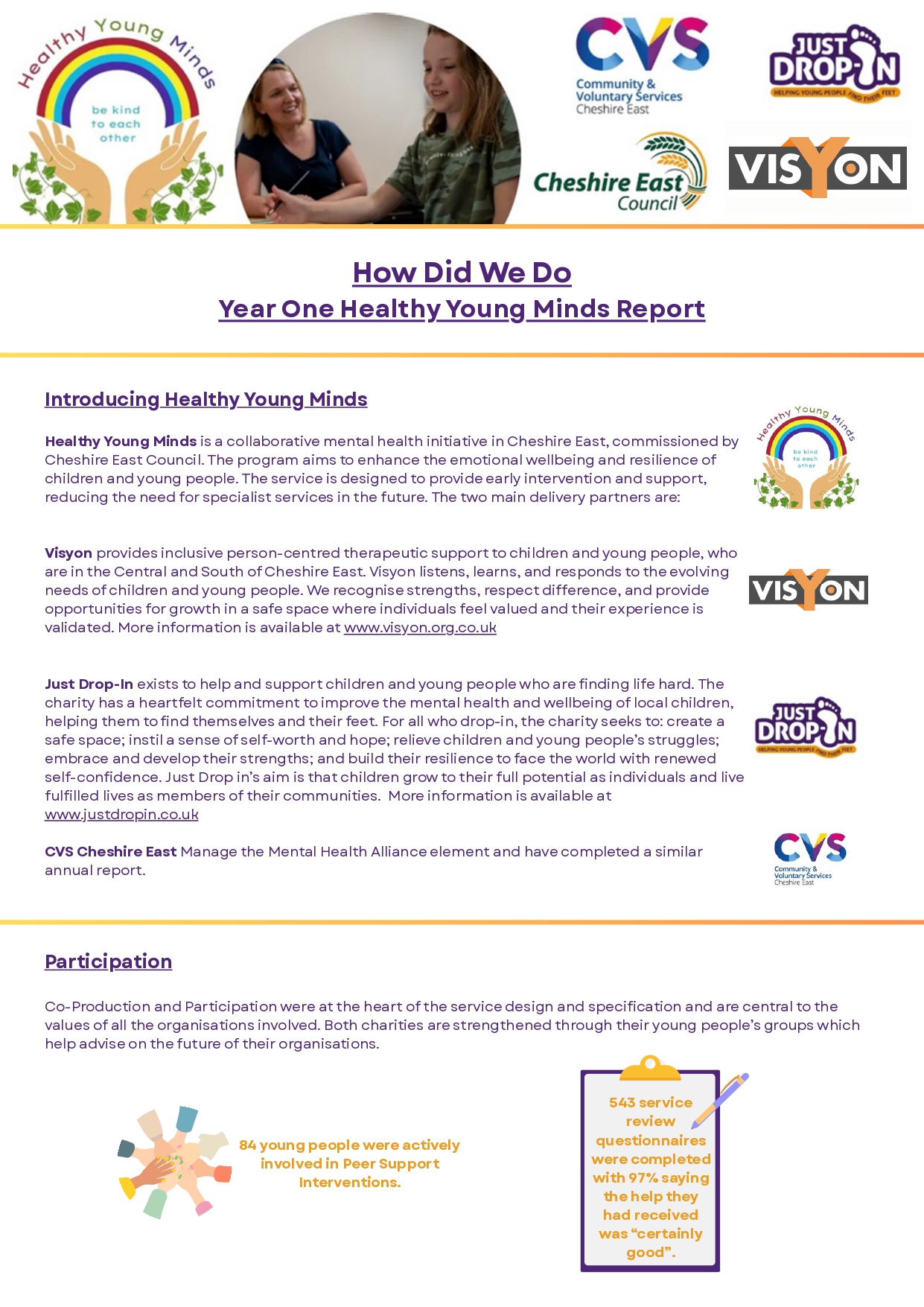 Just Drop-In & Visyon Year one page 1