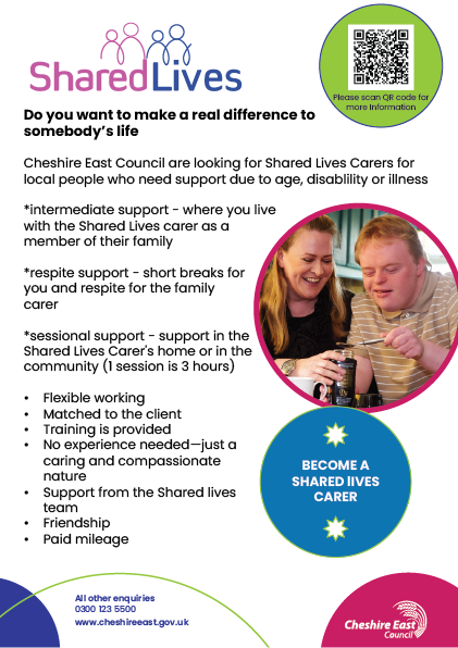 Shared Lives Carers Poster