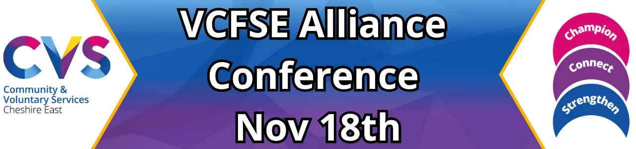 VCFSE Alliance Conference Nov 2026 Banner